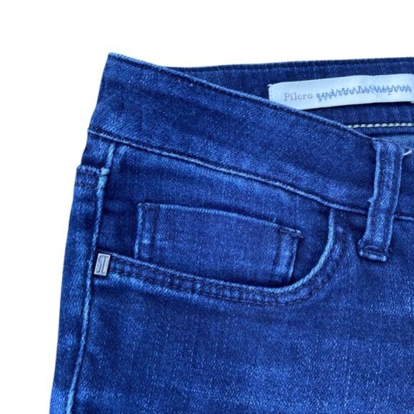 Anthropologie Pilcro 26 Stet Mid-Rise Dark Wash Jeans - Picture 2 of 10